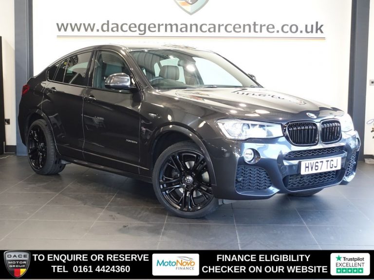 Used 2017 GREY BMW X4 SUV 2.0 20d M Sport SUV 5dr Diesel Auto xDrive Euro 6 (s/s) (190 ps) DIESEL (reg. 2017-09-29) (Automatic) for sale in Stockport
