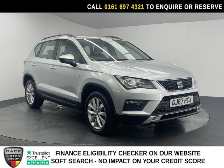 Used 2017 SILVER SEAT ATECA SUV 1.4 EcoTSI SE SUV 5dr Petrol DSG Euro 6 (s/s) (150 ps) PETROL (reg. 2017-10-18) (Automatic) for sale in Stockport