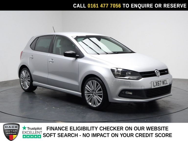 Used 2017 SILVER VOLKSWAGEN POLO Hatchback 1.4 TSI ACT BlueGT Hatchback 5dr Petrol DSG Euro 6 (s/s) (150 ps) PETROL (reg. 2017-09-01) (Automatic) for sale in Stockport