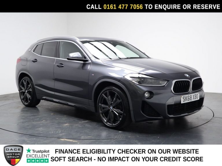 Used 2018 GREY BMW X2 SUV 2.0 20d M Sport X SUV 5dr Diesel Auto xDrive Euro 6 (s/s) (190 ps) DIESEL (reg. 2018-09-22) (Automatic) for sale in Stockport