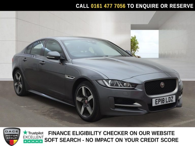 Used 2018 GREY JAGUAR XE Saloon 2.0i R-Sport Saloon 4dr Petrol Auto AWD Euro 6 (s/s) (250 ps) PETROL (reg. 2018-06-28) (Automatic) for sale in Stockport