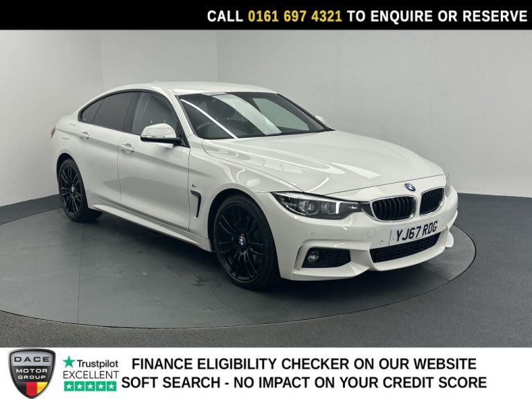 Used 2018 WHITE BMW 4 SERIES GRAN COUPE Hatchback 3.0 440i M Sport Hatchback 5dr Petrol Auto Euro 6 (s/s) (326 ps) PETROL (reg. 2018-02-27) (Automatic) for sale in Stockport