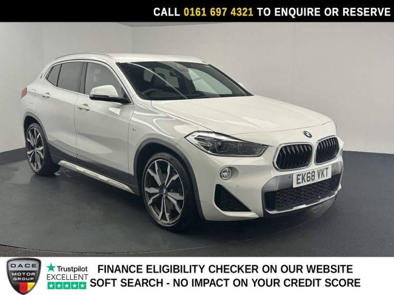 Used 2018 WHITE BMW X2 SUV 2.0 20d M Sport X SUV 5dr Diesel Auto xDrive Euro 6 (s/s) (190 ps) DIESEL (reg. 2018-09-30) (Automatic) for sale in Stockport