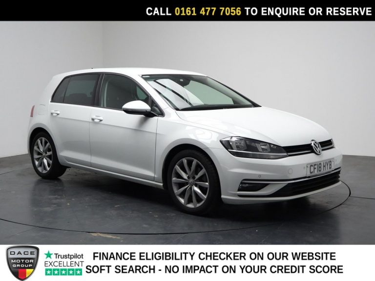 Used 2018 WHITE VOLKSWAGEN GOLF Hatchback 2.0 TDI GT Hatchback 5dr Diesel DSG Euro 6 (s/s) (150 ps) DIESEL (reg. 2018-08-20) (Automatic) for sale in Stockport