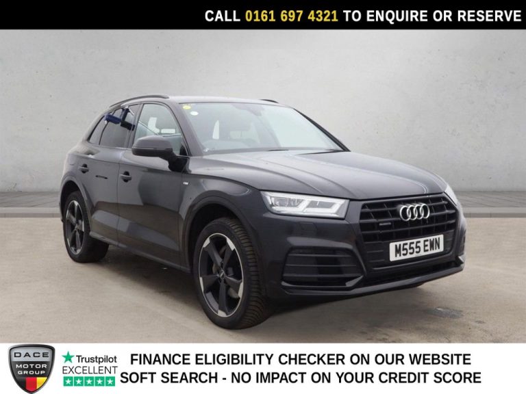 Used 2019 BLACK AUDI Q5 SUV 2.0 TDI 40 Black Edition SUV 5dr Diesel S Tronic quattro Euro 6 (s/s) (190 ps) DIESEL (reg. 2019-03-04) (Automatic) for sale in Stockport