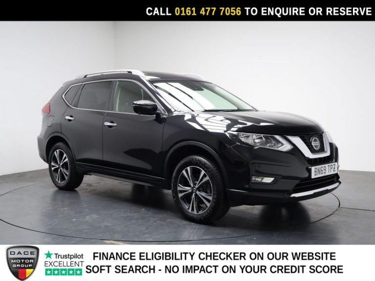 Used 2019 BLACK NISSAN X-TRAIL SUV 1.3 DIG-T N-Connecta SUV 5dr Petrol DCT Auto Euro 6 (s/s) (160 ps) PETROL (reg. 2019-10-25) (Automatic) for sale in Stockport