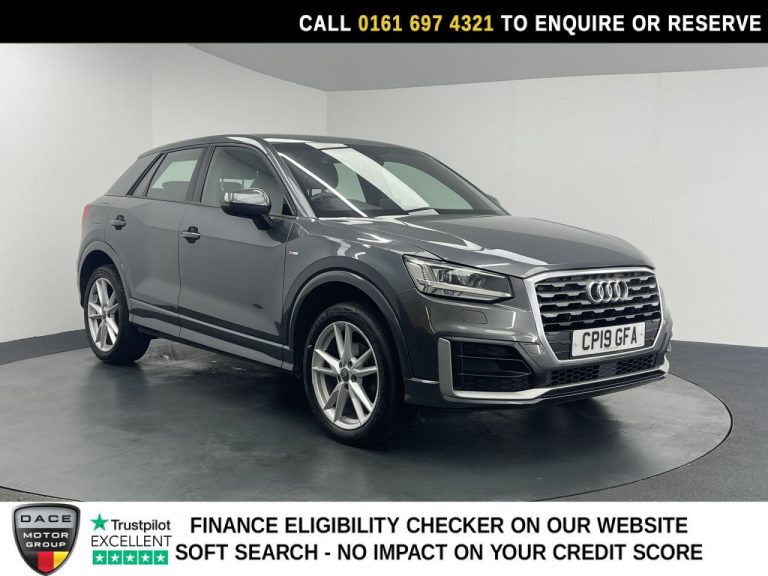 Used 2019 GREY AUDI Q2 SUV 1.5 TFSI CoD 35 S line SUV 5dr Petrol S Tronic Euro 6 (s/s) (150 ps) PETROL (reg. 2019-04-18) (Automatic) for sale in Stockport