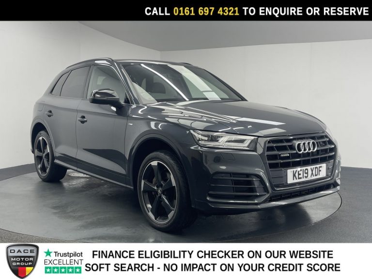 Used 2019 GREY AUDI Q5 SUV 2.0 TDI 40 Black Edition SUV 5dr Diesel S Tronic quattro Euro 6 (s/s) (190 ps) DIESEL (reg. 2019-07-31) (Automatic) for sale in Stockport