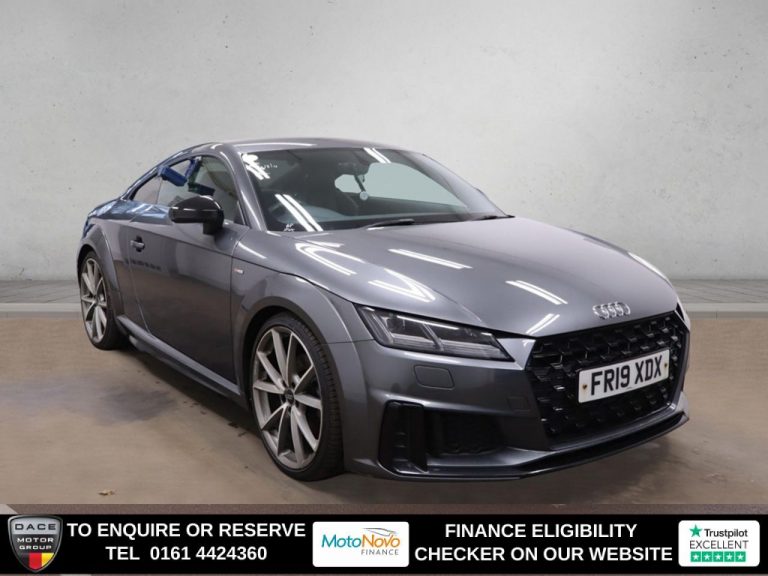 Used 2019 GREY AUDI TT Coupe 2.0 TFSI 40 Black Edition Coupe 3dr Petrol S Tronic Euro 6 (s/s) (197 ps) PETROL (reg. 2019-07-29) (Automatic) for sale in Stockport