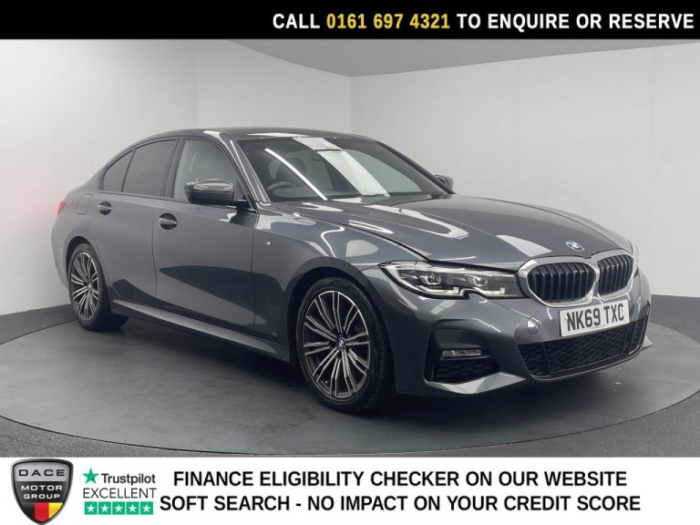 Used 2019 GREY BMW 3 SERIES Saloon 2.0 320i M Sport Saloon 4dr Petrol Auto Euro 6 (s/s) (184 ps) PETROL (reg. 2019-09-23) (Automatic) for sale in Stockport