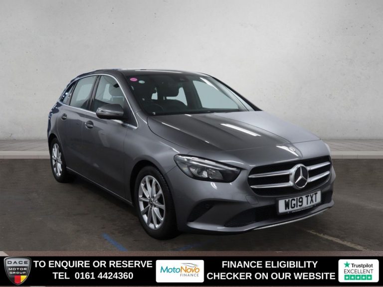 Used 2019 GREY MERCEDES-BENZ B-CLASS MPV 1.3 B180 Sport (Executive) MPV 5dr Petrol 7G-DCT Euro 6 (s/s) (136 ps) PETROL (reg. 2019-04-12) (Automatic) for sale in Stockport