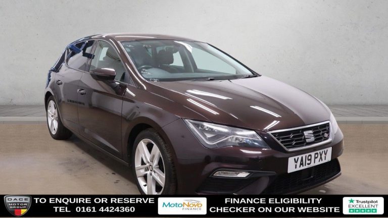 Used 2019 PURPLE SEAT LEON Hatchback 2.0 TSI FR Hatchback 5dr Petrol DSG Euro 6 (s/s) (190 ps) PETROL (reg. 2019-04-23) (Automatic) for sale in Stockport