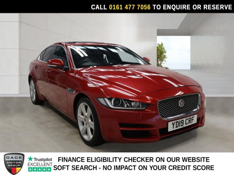 Used 2019 RED JAGUAR XE Saloon 2.0i GPF Portfolio Saloon 4dr Petrol Auto Euro 6 (s/s) (200 ps) PETROL (reg. 2019-03-01) (Automatic) for sale in Stockport
