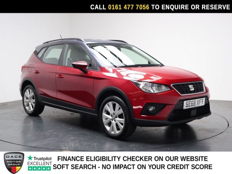 Used 2019 RED SEAT ARONA SUV 1.0 TSI GPF SE Technology SUV 5dr Petrol DSG Euro 6 (s/s) (115 ps) PETROL (reg. 2019-02-12) (Automatic) for sale in Stockport