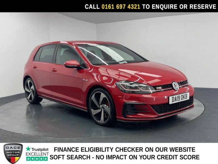 Used 2019 RED VOLKSWAGEN GOLF Hatchback 2.0 TSI GPF GTI Performance Hatchback 5dr Petrol DSG Euro 6 (s/s) (245 ps) PETROL (reg. 2019-03-31) (Automatic) for sale in Stockport