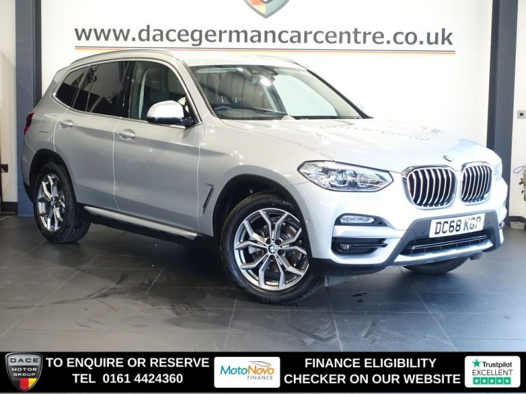 Used 2019 SILVER BMW X3 SUV 2.0 20i xLine SUV 5dr Petrol Auto xDrive Euro 6 (s/s) (184 ps) PETROL (reg. 2019-02-18) (Automatic) for sale in Stockport