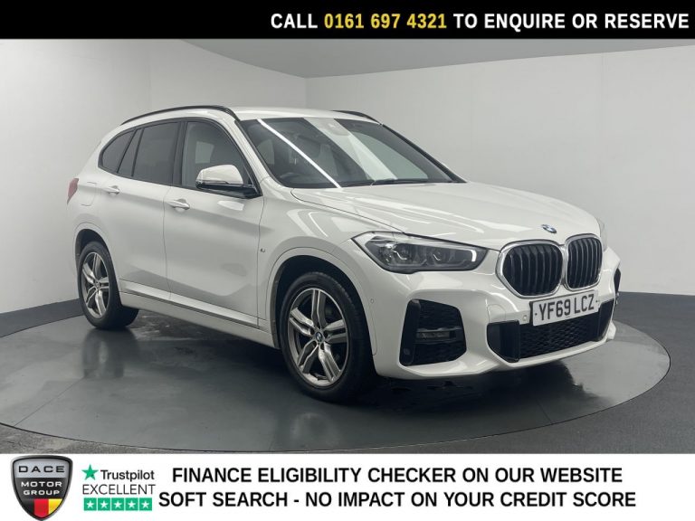 Used 2019 WHITE BMW X1 SUV 1.5 18i M Sport SUV 5dr Petrol DCT sDrive Euro 6 (s/s) (140 ps) PETROL (reg. 2019-11-19) (Automatic) for sale in Stockport