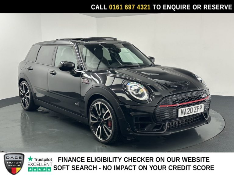 Used 2020 BLACK MINI CLUBMAN Estate 2.0 John Cooper Works Estate 6dr Petrol Steptronic ALL4 Euro 6 (s/s) (306 ps) PETROL (reg. 2020-03-14) (Automatic) for sale in Stockport