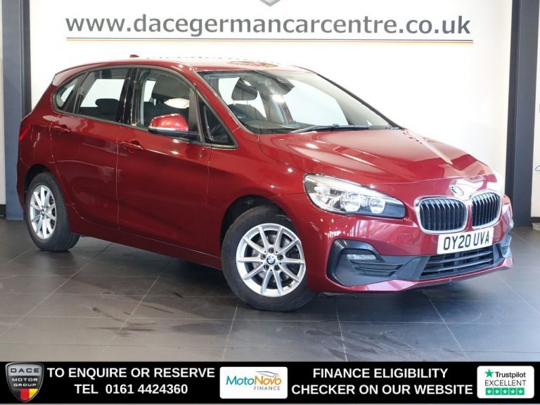 Used 2020 RED BMW 2 SERIES ACTIVE TOURER MPV 1.5 216d SE MPV 5dr Diesel DCT Euro 6 (s/s) (116 ps) DIESEL (reg. 2020-03-31) (Automatic) for sale in Stockport