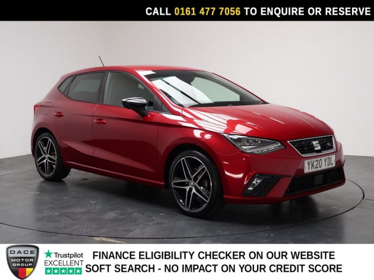 Used 2020 RED SEAT IBIZA Hatchback 1.0 TSI FR Sport Hatchback 5dr Petrol DSG Euro 6 (s/s) GPF (115 ps) PETROL (reg. 2020-03-03) (Automatic) for sale in Stockport