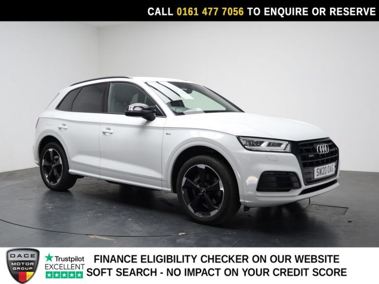 Used 2020 WHITE AUDI Q5 SUV 2.0 TFSI 45 Black Edition SUV 5dr Petrol S Tronic quattro Euro 6 (s/s) (245 ps) PETROL (reg. 2020-07-10) (Automatic) for sale in Stockport