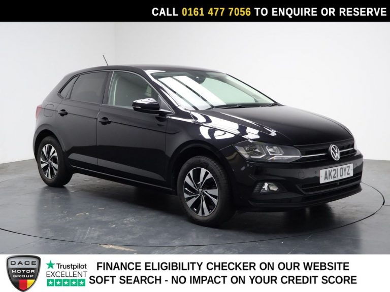 Used 2021 BLACK VOLKSWAGEN POLO Hatchback 1.0 TSI Match Hatchback 5dr Petrol DSG Euro 6 (s/s) (95 ps) PETROL (reg. 2021-08-13) (Automatic) for sale in Stockport