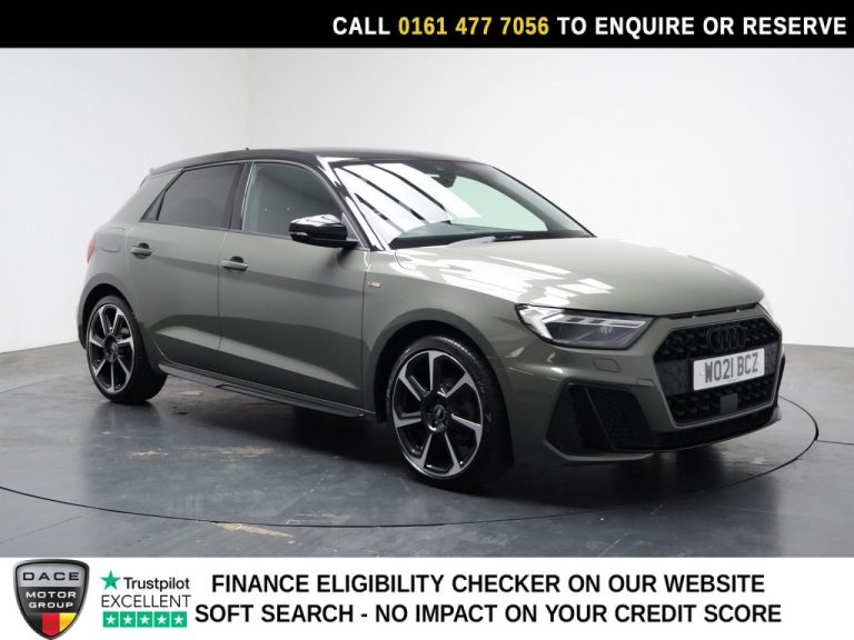 Used 2021 GREY AUDI A1 Hatchback 1.0 TFSI 30 Black Edition Sportback 5dr Petrol S Tronic Euro 6 (s/s) (110 ps) PETROL (reg. 2021-06-26) (Automatic) for sale in Stockport