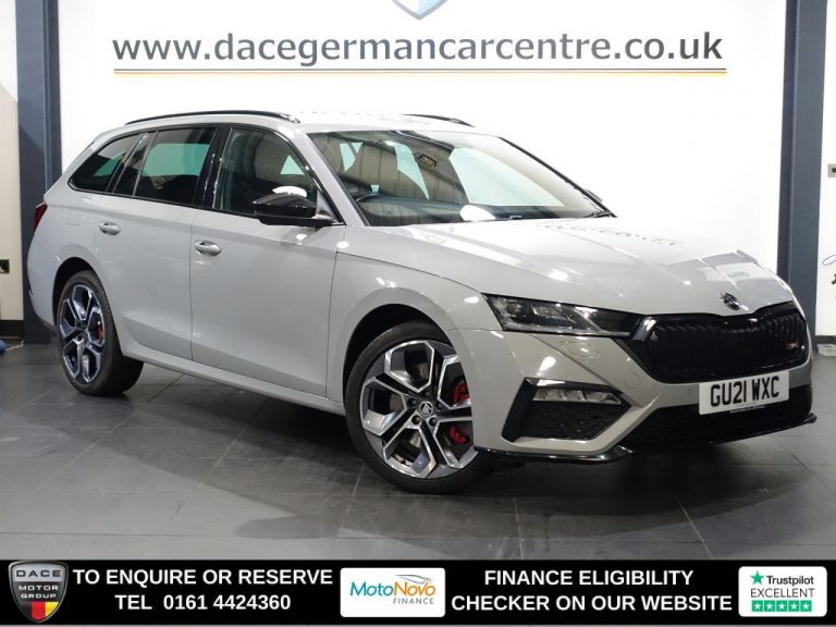 Used 2021 GREY SKODA OCTAVIA Estate 1.4 TSI iV 13kWh vRS Estate 5dr Petrol Plug-in Hybrid DSG Euro 6 (s/s) (245 ps) PETROL PLUG-IN HYBRID (reg. 2021-06-25) (Automatic) for sale in Stockport