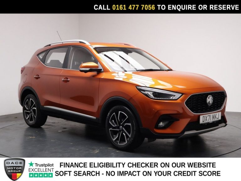 Used 2021 ORANGE MG MG ZS SUV 1.0 T-GDI Exclusive SUV 5dr Petrol Auto Euro 6 (111 ps) PETROL (reg. 2021-11-24) (Automatic) for sale in Stockport