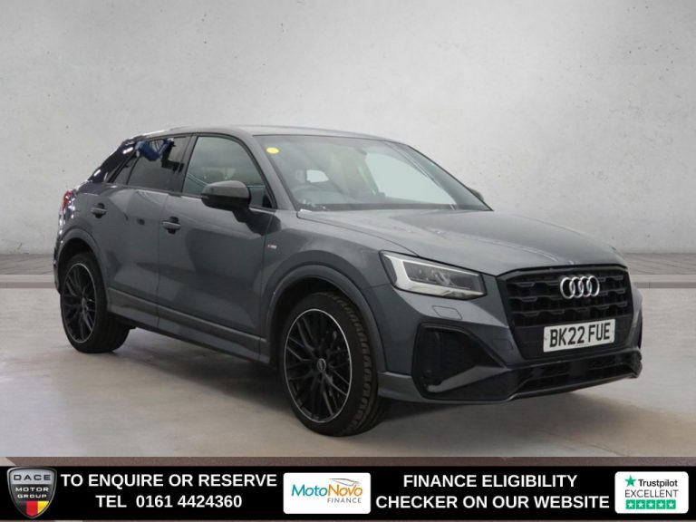 Used 2022 GREY AUDI Q2 SUV 1.5 TFSI CoD 35 Black Edition SUV 5dr Petrol S Tronic Euro 6 (s/s) (150 ps) PETROL (reg. 2022-04-13) (Automatic) for sale in Stockport