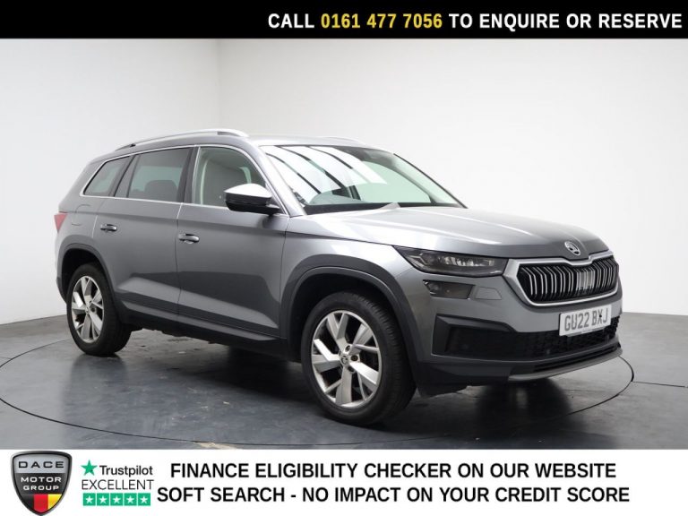 Used 2022 GREY SKODA KODIAQ SUV 1.5 TSI ACT SE L SUV 5dr Petrol DSG Euro 6 (s/s) (7 Seat) (150 ps) PETROL (reg. 2022-03-13) (Automatic) for sale in Stockport