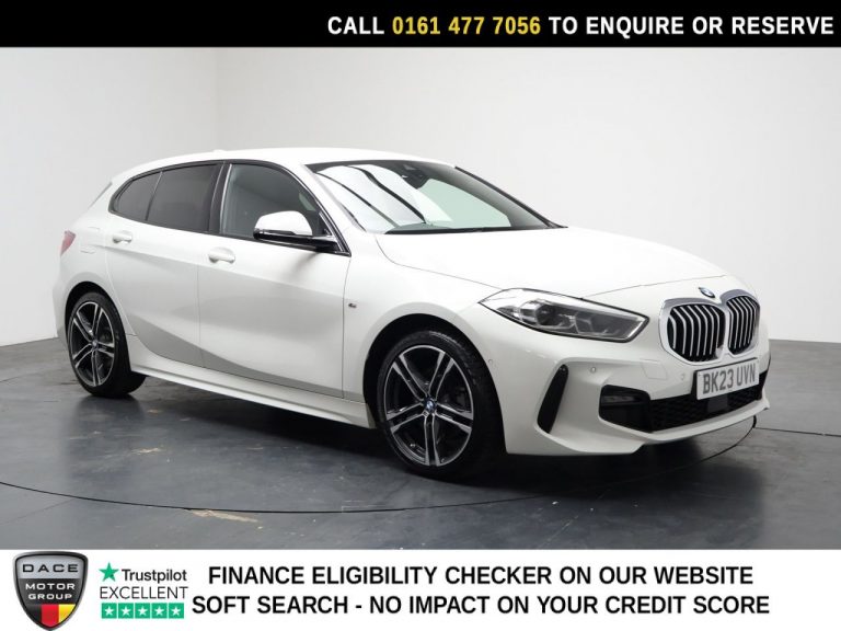 Used 2023 WHITE BMW 1 SERIES Hatchback 1.5 116d M Sport (LCP) Hatchback 5dr Diesel DCT Euro 6 (s/s) (116 ps) DIESEL (reg. 2023-03-17) (Automatic) for sale in Stockport