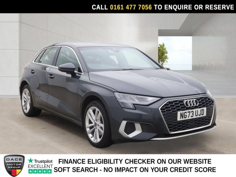 Used 2024 GREY AUDI A3 Hatchback 1.4 TFSIe 40 Sport Sportback 5dr Petrol Plug-in Hybrid S Tronic Euro 6 (s/s) 13kWh (204 ps) PETROL PLUG-IN HYBRID (reg. 2024-02-07) (Automatic) for sale in Stockport