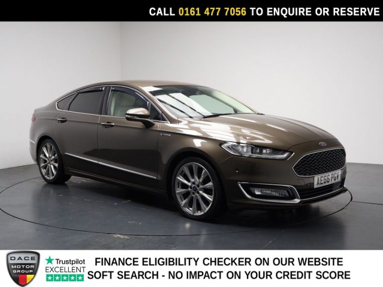 Used 2016 BROWN FORD MONDEO Saloon 2.0 TDCi Vignale Saloon 4dr Diesel Powershift Euro 6 (s/s) (210 ps) DIESEL (reg. 2016-10-18) (Automatic) for sale in Stockport