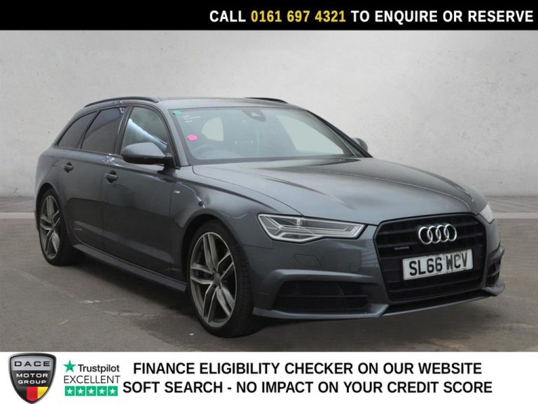 Used 2016 GREY AUDI A6 AVANT Estate 3.0 TDI V6 Black Edition Estate 5dr Diesel S Tronic quattro Euro 6 (s/s) (218 ps) DIESEL (reg. 2016-11-30) (Automatic) for sale in Stockport