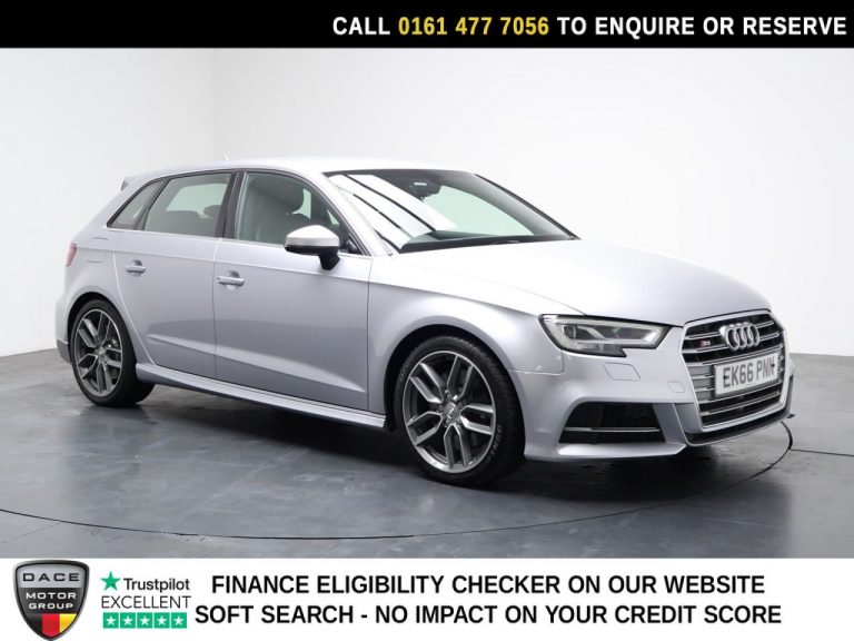 Used 2016 SILVER AUDI S3 Hatchback 2.0 TFSI Sportback 5dr Petrol S Tronic quattro Euro 6 (s/s) (310 ps) PETROL (reg. 2016-10-24) (Automatic) for sale in Stockport