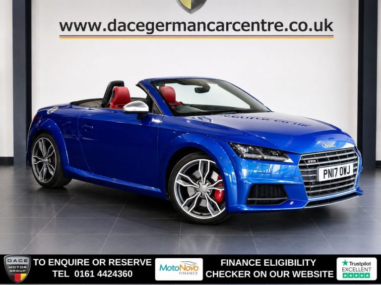 Used 2017 BLUE AUDI TTS Convertible 2.0 TFSI Roadster 2dr Petrol S Tronic quattro Euro 6 (s/s) (310 ps) PETROL (reg. 2017-03-02) (Automatic) for sale in Stockport