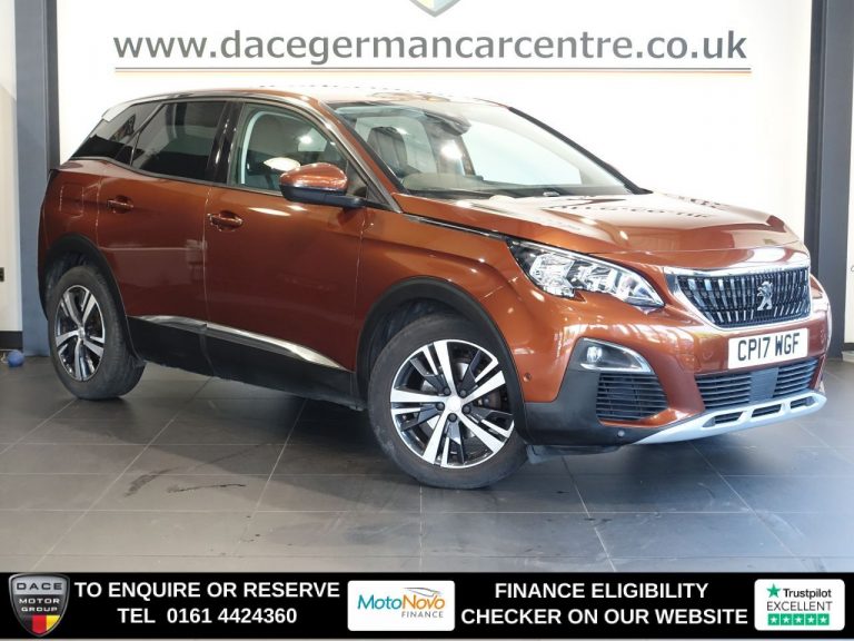 Used 2017 BRONZE PEUGEOT 3008 SUV 1.6 BlueHDi Allure SUV 5dr Diesel EAT Euro 6 (s/s) (120 ps) DIESEL (reg. 2017-07-11) (Automatic) for sale in Stockport