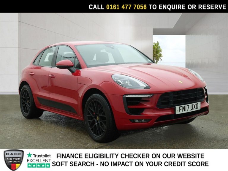 Used 2017 RED PORSCHE MACAN SUV 3.0T V6 GTS SUV 5dr Petrol PDK 4WD Euro 6 (s/s) (360 ps) PETROL (reg. 2017-03-02) (Automatic) for sale in Stockport