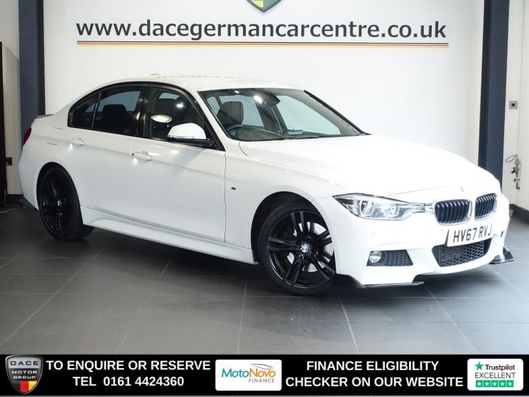 Used 2017 WHITE BMW 3 SERIES Saloon 3.0 330d M Sport Saloon 4dr Diesel Auto Euro 6 (s/s) (258 ps) DIESEL (reg. 2017-09-29) (Automatic) for sale in Stockport