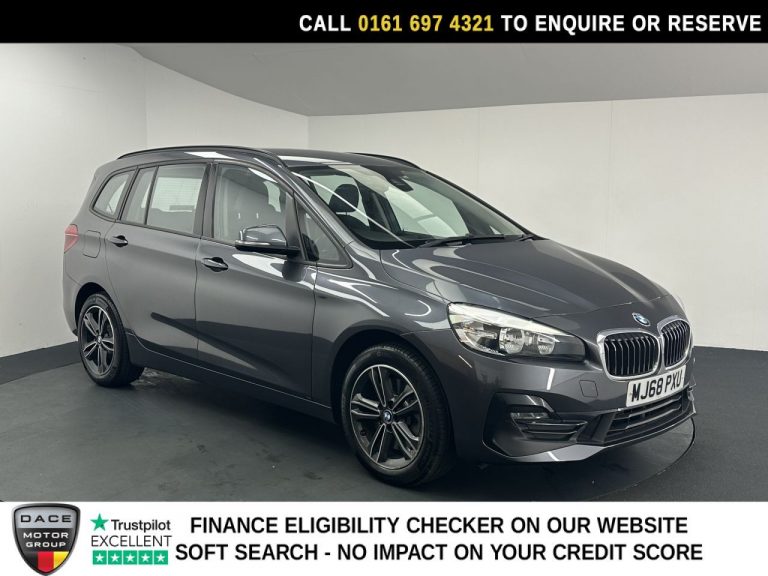 Used 2018 GREY BMW 2 Series GRAN TOURER MPV 2.0 220i GPF Sport MPV 5dr Petrol DCT Euro 6 (s/s) (192 ps) PETROL (reg. 2018-10-12) (Automatic) for sale in Stockport