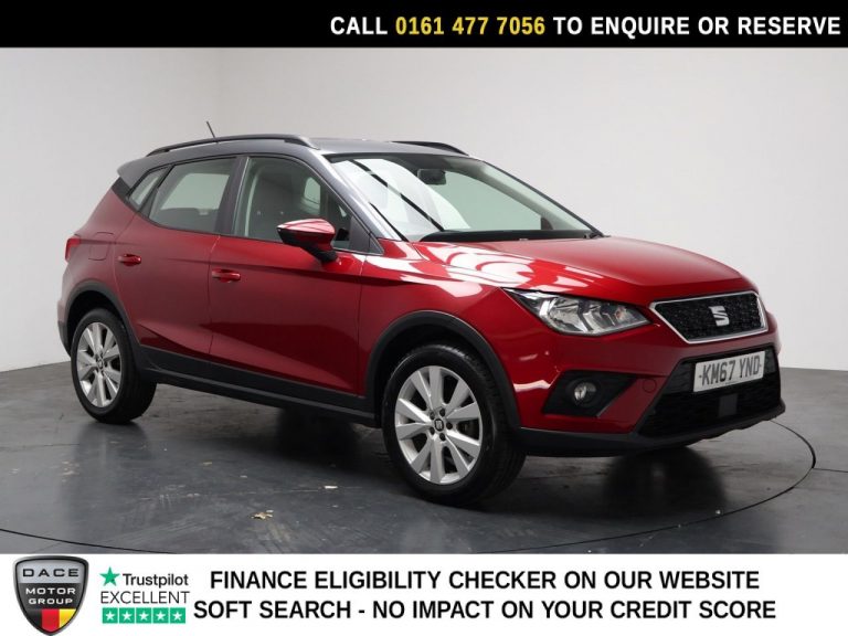 Used 2018 RED SEAT ARONA SUV 1.0 TSI SE Technology SUV 5dr Petrol DSG Euro 6 (s/s) (115 ps) PETROL (reg. 2018-01-29) (Automatic) for sale in Stockport