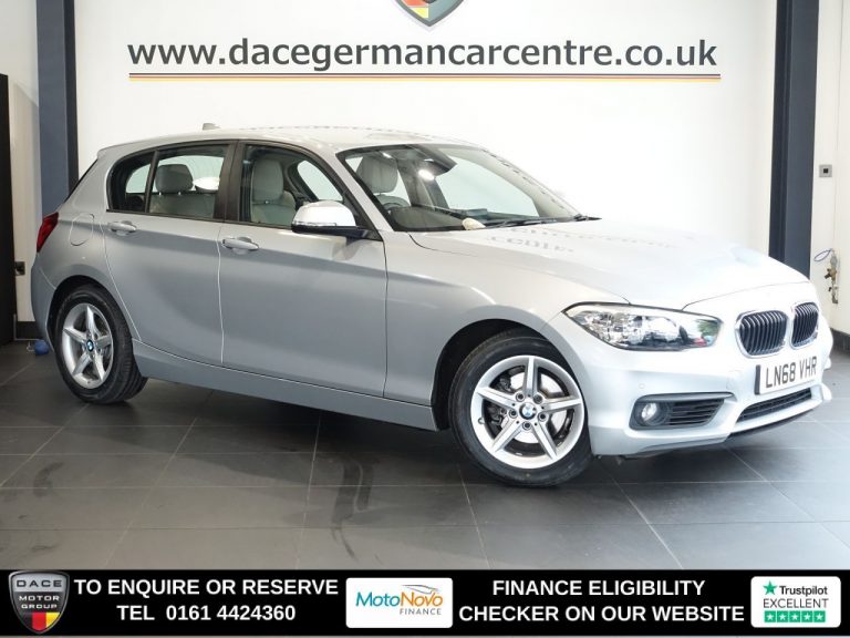 Used 2018 SILVER BMW 1 SERIES Hatchback 1.5 118i SE Hatchback 5dr Petrol Auto Euro 6 (s/s) (136 ps) PETROL (reg. 2018-09-10) (Automatic) for sale in Stockport
