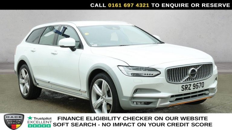 Used 2018 WHITE VOLVO V90 Cross Country Estate 2.0 D4 Volvo Ocean Race Estate 5dr Diesel Auto AWD Euro 6 (s/s) (190 ps) DIESEL (reg. 2018-11-05) (Automatic) for sale in Stockport