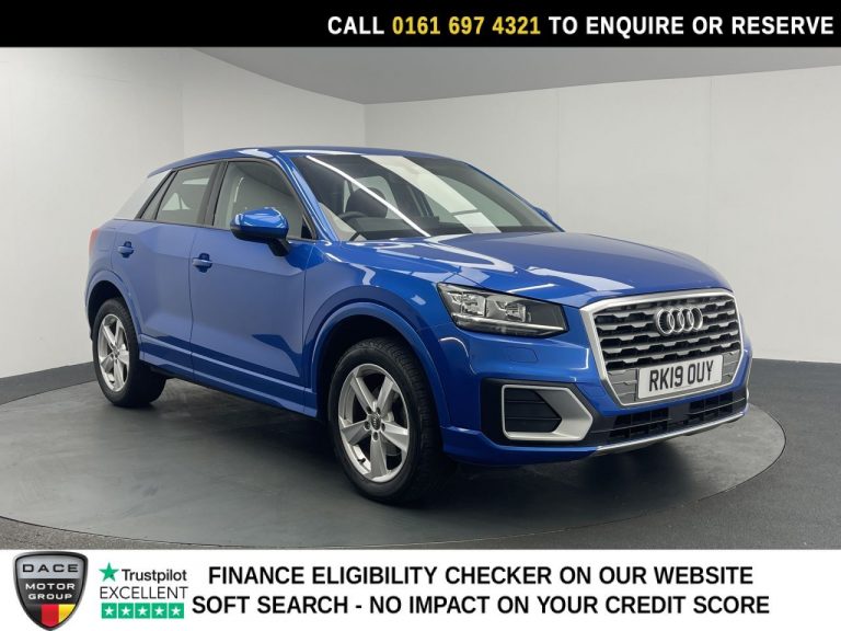 Used 2019 BLUE AUDI Q2 SUV 1.5 TFSI CoD 35 Sport SUV 5dr Petrol S Tronic Euro 6 (s/s) (150 ps) PETROL (reg. 2019-03-08) (Automatic) for sale in Stockport