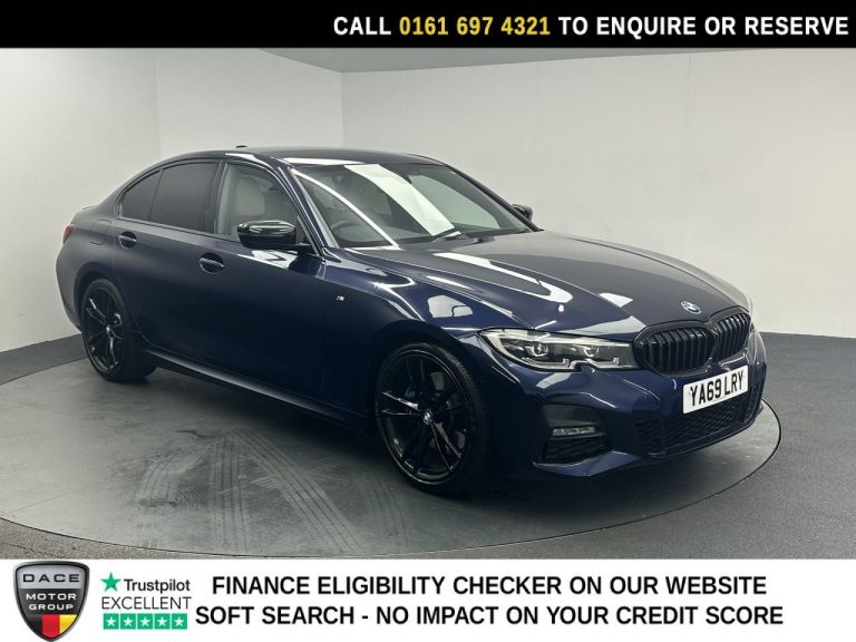 Used 2019 BLUE BMW 3 SERIES Saloon 2.0 320i M Sport Plus Edition Saloon 4dr Petrol Auto Euro 6 (s/s) (184 ps) PETROL (reg. 2019-12-18) (Automatic) for sale in Stockport