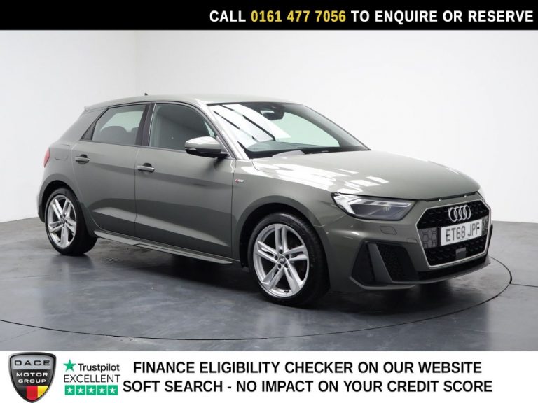 Used 2019 GREY AUDI A1 Hatchback 1.5 TFSI 35 S line Sportback 5dr Petrol S Tronic Euro 6 (s/s) (150 ps) PETROL (reg. 2019-01-24) (Automatic) for sale in Stockport