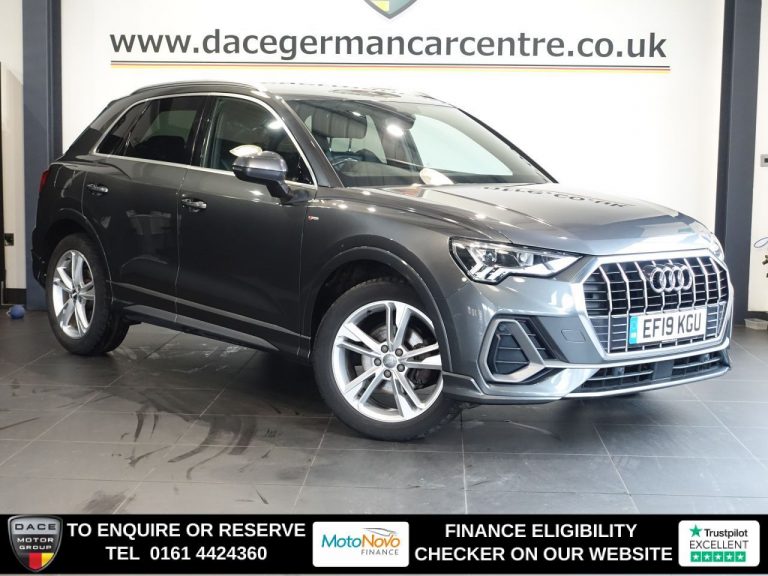 Used 2019 GREY AUDI Q3 SUV 1.5 TFSI CoD 35 S line SUV 5dr Petrol S Tronic Euro 6 (s/s) (150 ps) PETROL (reg. 2019-05-01) (Automatic) for sale in Stockport