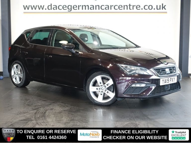 Used 2019 PURPLE SEAT LEON Hatchback 2.0 TSI FR Hatchback 5dr Petrol DSG Euro 6 (s/s) (190 ps) PETROL (reg. 2019-04-23) (Automatic) for sale in Stockport