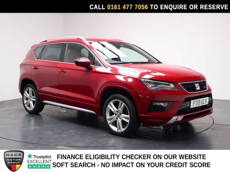 Used 2019 RED SEAT ATECA SUV 2.0 TDI FR SUV 5dr Diesel DSG Euro 6 (s/s) (150 ps) DIESEL (reg. 2019-06-25) (Automatic) for sale in Stockport